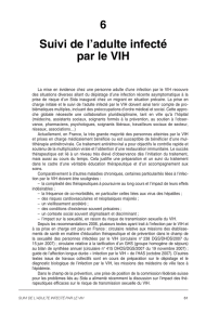 6 Suivi de l`adulte infecté par le VIH