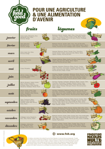 legumes et fruits de saison