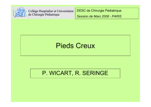 Pied creux – P WICART