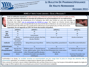 Bulletin de pharmacovigilance Décembre 2014