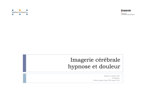 Neuroimagerie et Hypnose 2012