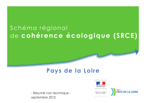 Schéma Régional de Cohérence Écologique (SRCE)