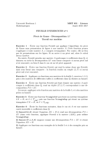 Université Bordeaux 1 MHT 631 – Licence Mathématiques Année