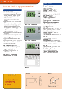 Thermostat d`ambiance programmable digital