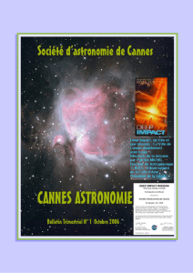Cannes Astronomie n°1 (2,7 mo) - Observatoire de la Côte d`Azur