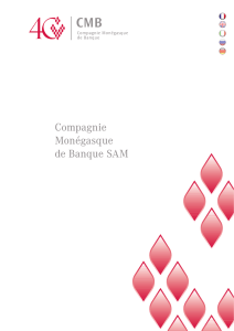 La Compagnie Monégasque de Banque (en Français)