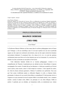 Maurice Debesse - International Bureau of Education