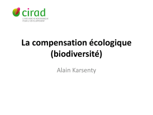 La compensation écologique