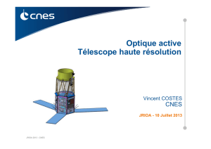 Optique active Télescope haute résolution