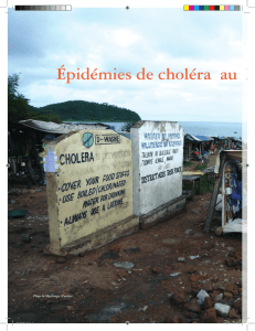 Épidémies de choléra au lac Tangany
