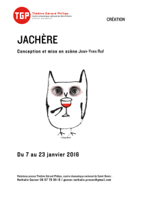 jachère - Chat Borgne Théâtre