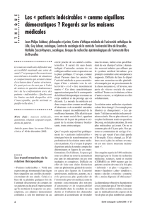 Les « patients indésirables » comme aiguillons démocratiques