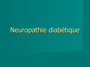 Neuropathie diabètique