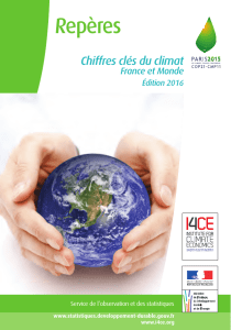 Chiffres clés du climat France et Monde