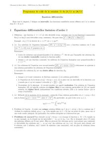Equations différentielles - Site Personnel de Arnaud de Saint Julien