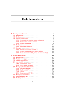 Table des matières - Nicolas Patrois