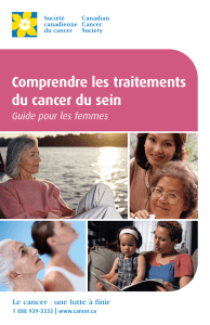 Comprendre les traitements du cancer du sein