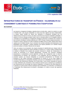 INFRASTRUCTURES DE TRANSPORT EN FRANCE