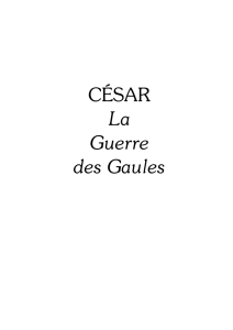 Cesar La GuerreGaules