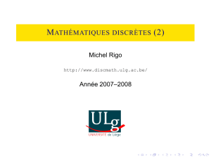 Mathématiques discrètes (2)