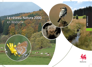 Le réseau Natura 2000 Le réseau Natura 2000