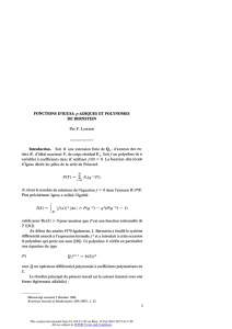 Fonctions d`Igusa p-adiques et polynômes de Bernstein - IMJ-PRG