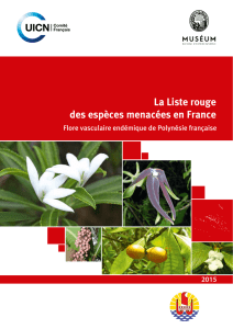 La Liste rouge des espèces menacées en France - INPN