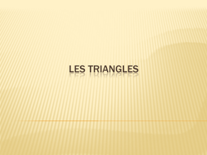 Les triAngles