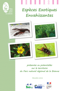 Espèces Exotiques Envahissantes - Le Parc naturel régional de la