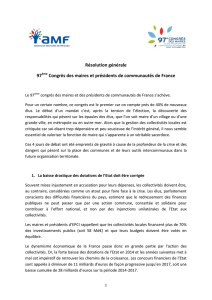 La résolution générale - Association des Maires de France