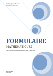 mathematiques - Collège Jean Monnet