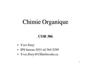Chimie Organique - Yves Dory Research