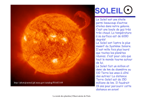 soleil - ufe-obspm - Observatoire de Paris