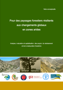 Pour des paysages forestiers résilients aux changements globaux