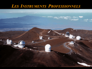 L`avènement des télescopes