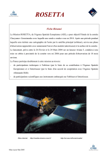 La mission Rosetta - Ferme des Etoiles