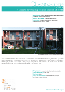 FICHE - 4 maisons de villes groupées - Saint Cloud - caue-idf
