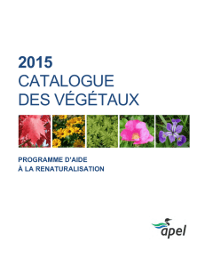 2015 catalogue des végétaux - APEL