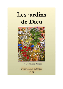 Les jardins de la nouvelle création