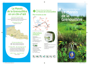 Le Marais de la Grenouillère - reserves naturelles de france