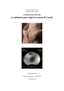 Le ruthénium pour soigner le cancer de l`ovaire