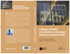La Banque mondiale et la réforme des entreprises publiques