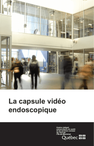 La capsule vidéo endoscopique