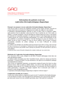 Lire la suite… - Société Française de Cardiologie
