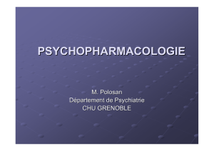 psychopharmacologie