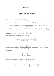 Séries de Fourier