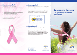 La prévention et le dépistage du cancer du sein sauvent