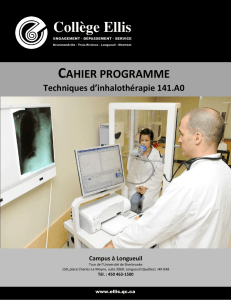 cahier programme