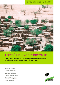 Face à un avenir incertain - Center for International Forestry Research