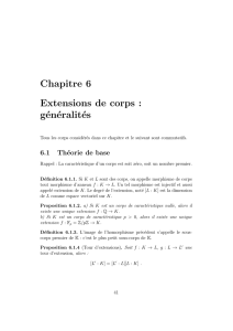 Ch6: Extensions des corps - IMJ-PRG
